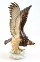 Herendi Turul / sas. Kézzel festett, jelzett, hibátlan, m:34 cm / Herend Turul bird, perfect condition