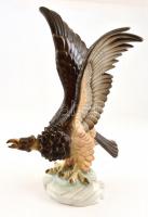 Herendi Turul / sas. Kézzel festett, jelzett, hibátlan, m:34 cm / Herend Turul bird, perfect conditi...