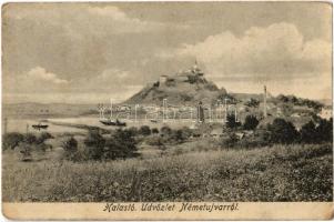 1919 Németújvár, Güssing; Halastó, vár / Teich, Schloss / lake and castle (EK)
