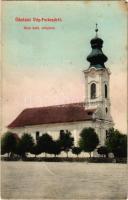 1912 Vágfarkasd, Farkasd, Forcas, Vlkad nad Váhom, Vlcany; Római katolikus templom. Lun István kiadása 392. / church  (EM)