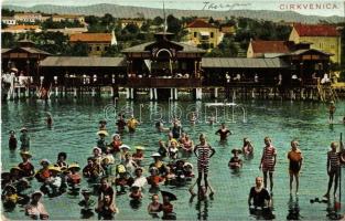 1907 Crikvenica, Cirkvenica; strand / beach. Ed. Feitzinger Quarn. Nr. 109.