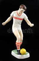 Drasche porcelán focista, kézzel festett, jelzett, hibátlan, m: 28 cm