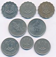 Líbia 1975. 10d-100D (6x) + 1979. 100d (2x) T:1-,2 Líbia 1975. 10 Dirhams - 100 Dirhams (6x) + 1979....