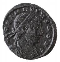 Római Birodalom / Siscia / Delmatius 337. AE Follis (1,06g) T:2- / Roman Empire / Siscia / Delmatius 337. AE Follis FL DELMATIVS NOB C / GLOR-IA EXERC-ITVS - ASIS* (1,06g) C:VF RIC VII 266.