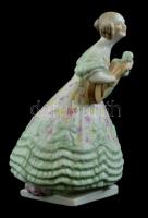 Herendi porcelán Déryné, kézzel festett, jelzett, hibátlan m: 21 cm