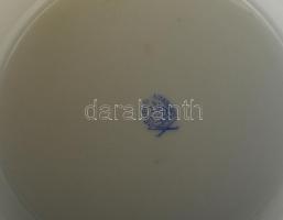 Herendi Viktória mintás kaspó. Kézzel festett, jelzett, hibátlan d:19,5 cm, m: 15,5 cm