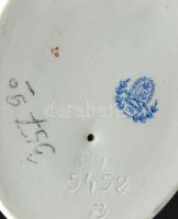 Herendi Kakas Marci, kézzel festett, jelzett, hibátlan, m:14 cm, h:17 cm