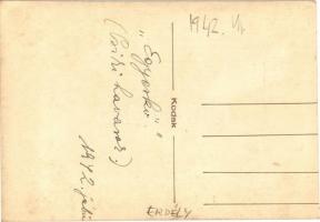 1942 Csíki-havasok, Muntii Ciucului; Egyes-kő / Piatra Singuratica / rock, mountain peak. photo (EK)