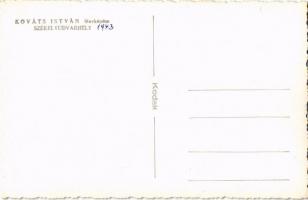 1943 Székelyudvarhely, Odorheiu Secuiesc;  sír, temető / grave, cemetery. Kováts István photo