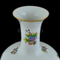Herendi Viktória mintás óriás padló váza, kézzel festett, jelzett, hibátlan, m: 49,5 cm