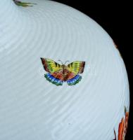 Herendi Viktória mintás óriás padló váza, kézzel festett, jelzett, hibátlan, m: 49,5 cm