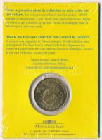 Franciaország 2002. 1/4E Cu-Al-Ni kartonlapon T:1 patina
France 2002. 1/4 Euro Cu-Al-Ni on cardboar...