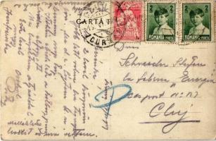 1929 Temesvár, Timisoara; Cetate, Palatul Löffler si Teatrul Comunal / Innere Stadt, Löfflerpalais u...