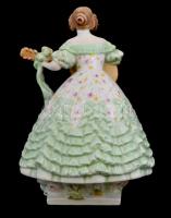 Herendi porcelán Déryné, kézzel festett, jelzett, hibátlan, m: 35 cm