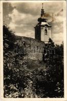 1943 Sepsiszentgyörgy, Sfantu Gheorghe; Református vártemplom. Lapikás Béla kiadása / Calvinist fortified church