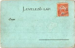 Érsekújvár, Nové Zámky; Kossuth Lajos tér, templom, Szentháromság szobor. Conlegner J. és fia kiadás...