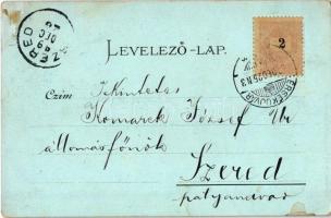1899 Érsekújvár, Nové Zámky; Kossuth Lajos tér, templom, Szentháromság szobor. Conlegner J. és fia k...