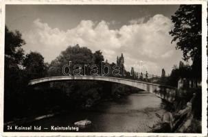 1942 Beszterce, Bistritz, Bistrita; Kainzel híd / Keintzelsteg / bridge