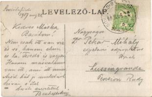 1907 Szováta-fürdő, Baile Sovata; fürdőzők / bathing people. photo + "SÓVÁRAD - BALÁZSFALVA 266...