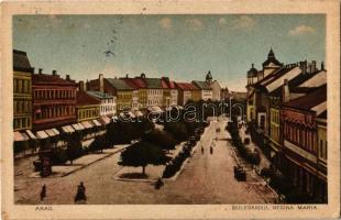 1928 Arad, Bulevardul Regina Maria / utca / street view, boulevard (fl)