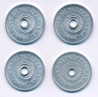 1962-1963. 2f Al technológiai hibás veret (félrecsúszott lyukasztás) (4x) T:1-,2
Adamo F1.1