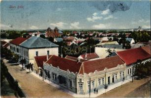 1923 Óbecse, Stari Becej; utca, zsinagóga / street view, synagogue
