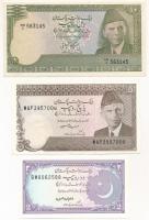 Pakisztán 1985. 2R (2x) + 1983. 5R + 10R + 1986. 50R T:I,I- tűlyuk Pakistan 1985. 2 Rupee (2x) + 1983. 5 Rupees + 10 Rupees + 1986. 50 Rupees C:Unc,AU needle hole Krause#37,38,39,40