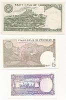 Pakisztán 1985. 2R (2x) + 1983. 5R + 10R + 1986. 50R T:I,I- tűlyuk
Pakistan 1985. 2 Rupee (2x) + 19...