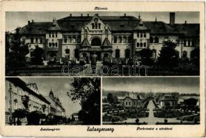 Zalaegerszeg, Vasútállomás, Széchenyi tér, park, zárda (EK)