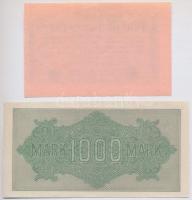 Német Birodalom/Weimari Köztársaság 1923. 1000M + 5.000.000M T:I
German Empire / Weimar Republic 19...