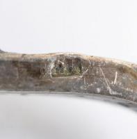 Ezüst sámás menóra gyújtó. Jelzett, / Silver Samas, Menorah candle lightener 12,94 g, 5 cm