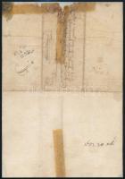 1682 Husszein aga, Adony várának agája magyar nyelvű, pecsétjével ellátott levele a győri káptalanna...