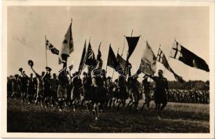 1933 Gödöllő, Cserkész Jamboree világ tábor, cserkészek / World Scout Jamboree + So. Stpl