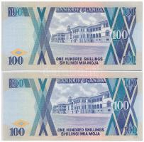 Uganda 1996. 100Sh + 1998. 100Sh T:I 
Uganda 1996. 100 Shilling + 1998. 100 Shilling C:Unc Krause#3...