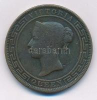 Ceylon / Brit gyarmat 1870. 5c Cu Viktória T:3 Ceylon / British colony 1870. 5 Cents Cu Victoria C:F Krause KM#93
