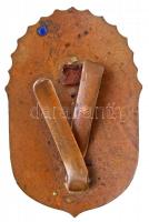 1920. "Vitézi Jelvény" zománcozott Br jelvény, hátlapon ferde kitűzőpántokkal, "JEROU...