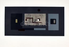 Barcsay Jenő (1900-1988): Barcsay Jenő tíz kompozíciója. Színes szitanyomatok, mindegyik jelzett és ...