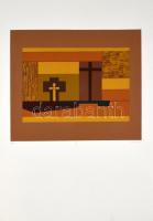 Barcsay Jenő (1900-1988): Barcsay Jenő tíz kompozíciója. Színes szitanyomatok, mindegyik jelzett és ...