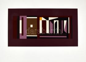 Barcsay Jenő (1900-1988): Barcsay Jenő tíz kompozíciója. Színes szitanyomatok, mindegyik jelzett és ...