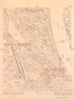 1908 Budapest Székesfőváros területének térképe, 1:5000, szerk. Székesfőváros Mérnöki Hivatala, kiad...