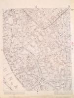 1908 Budapest Székesfőváros területének térképe, 1:5000, szerk. Székesfőváros Mérnöki Hivatala, kiad...