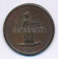 Nagy-Britannia ~1820-1830. token Cu "Columbia farthing" T:2-,3 patina
United Kingdom ~182...