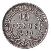 Kanada / Új-Fundland 1944C 10c Ag "VI. György" T:2
Canada / Newfoundland 1944C 10 cents A...