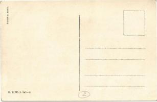 Art Nouveau love postcard. B.K.W.I. 245-3. s: Robert Philippi