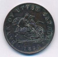 Kanada / Felső Kanada / Brit adminisztráció 1857. 1/2p Cu T:1-,2
Canada / Upper Canada / British ad...