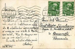 1909 Karlsbad, Karlovy Vary; Die Terrain-Kur. B.K.W.I. 361-5. s: Fritz Schönpflug