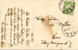 1916 Lady with hat, litho. M. Munk Vienne Nr. 628