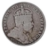 Kanada 1907. 10c Ag VII. Eduárd T:3 Canada 1907. 10 Cents Ag Edward VII C:F Krause KM#10