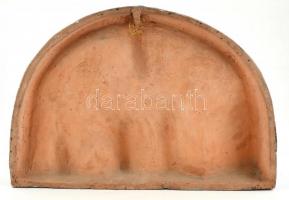 Csekovszky Árpád (1931-1997): Szentendre, kerámia fali dombormű, jelzett, bal és jobb alsó sarkában ...