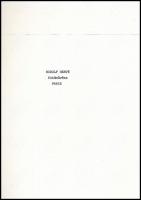 Hervé, Rodolf (1957-2000): Victor Vasarely portréja a műtermében. Hátoldalán pecséttel jelzett fotó,...